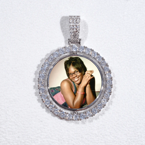 3D Spinning 2-Faced Custom Picture Pendant