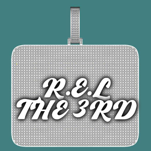 CUSTOM LETTER NECKLACE 3D BIG SQUARE