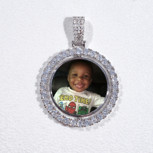 3D Spinning 2-Faced Custom Picture Pendant