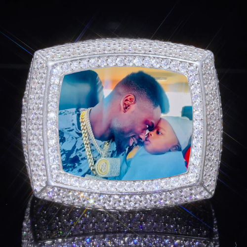 3D CUSTOM PICTURE ICED RING