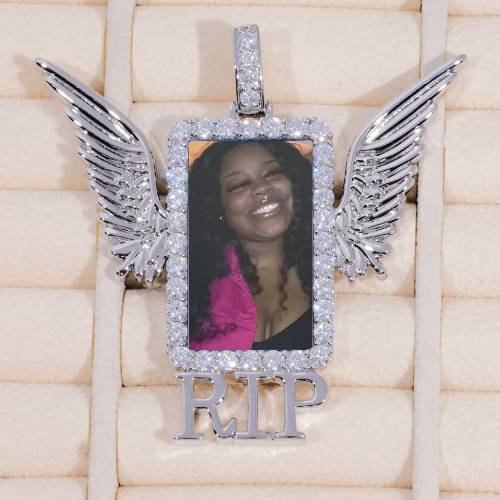 RIP WING 3D CUSTOM PICTURE PENDANT