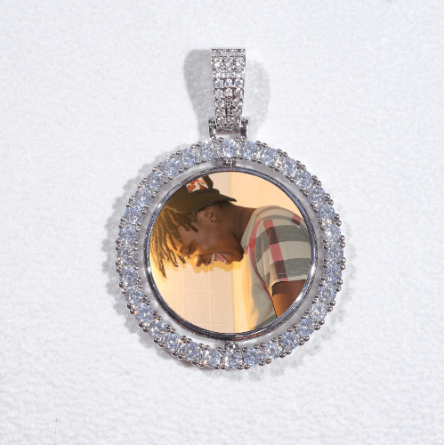 3D Spinning 2-Faced Custom Picture Pendant