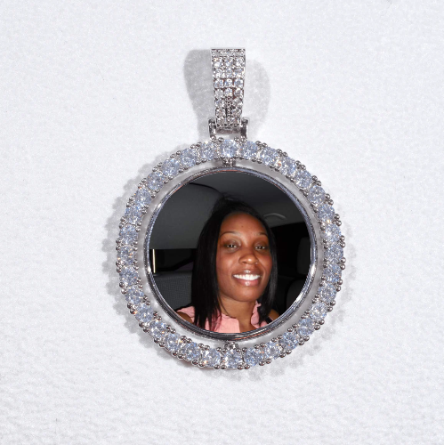3D Spinning 2-Faced Custom Picture Pendant