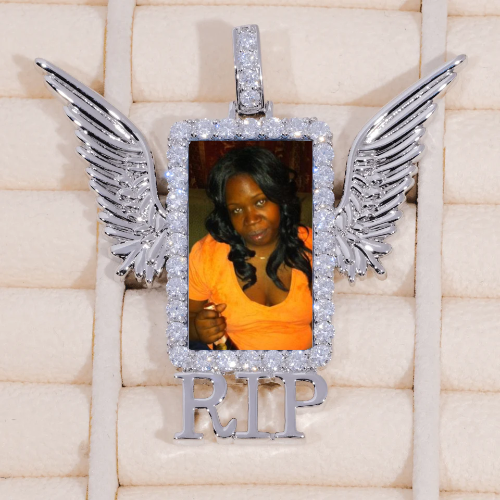 RIP WING 3D CUSTOM PICTURE PENDANT