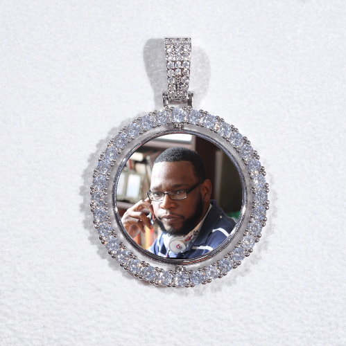 3D Spinning 2-Faced Custom Picture Pendant