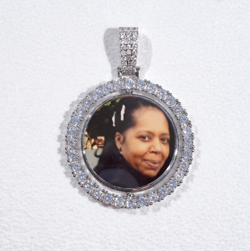 3D Spinning 2-Faced Custom Picture Pendant