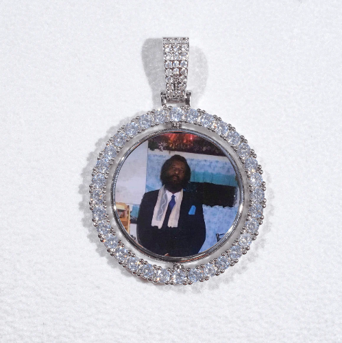 3D Spinning 2-Faced Custom Picture Pendant