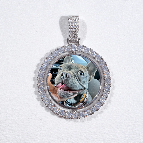 3D Spinning 2-Faced Custom Picture Pendant