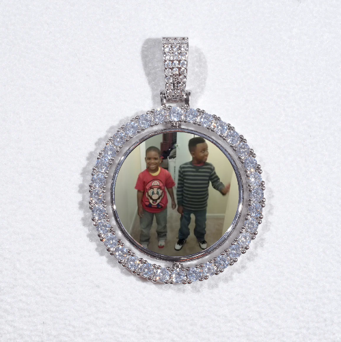 3D Spinning 2-Faced Custom Picture Pendant