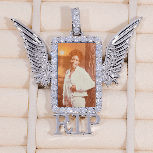 RIP WING 3D CUSTOM PICTURE PENDANT