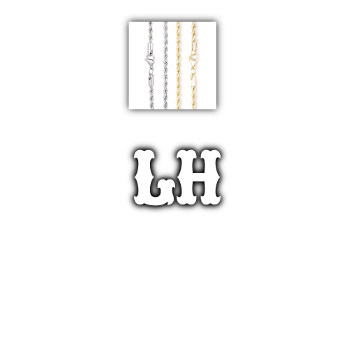 Custom Letters Freibeuter Font Necklace