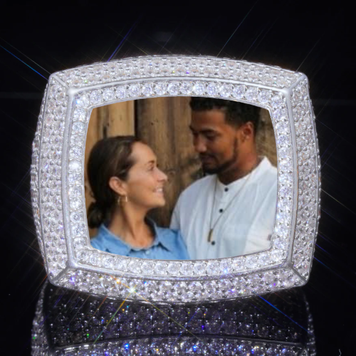 3D CUSTOM PICTURE ICED RING