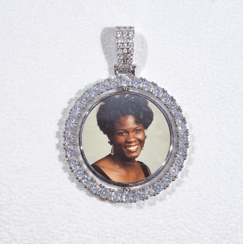 3D Spinning 2-Faced Custom Picture Pendant
