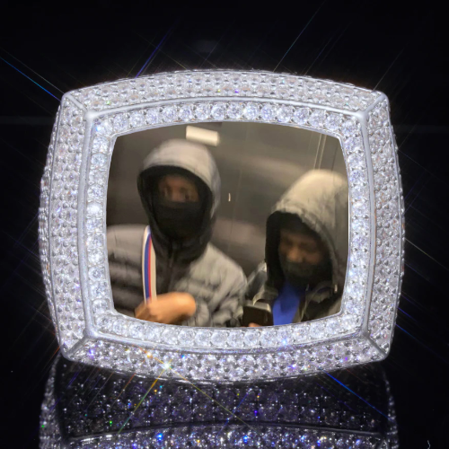 3D CUSTOM PICTURE ICED RING