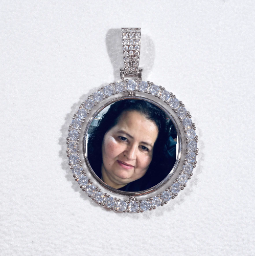 3D Spinning 2-Faced Custom Picture Pendant