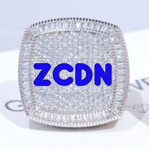 CUSTOM LETTER 3D ICED RING