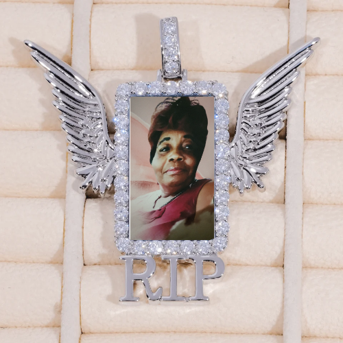 RIP WING 3D CUSTOM PICTURE PENDANT