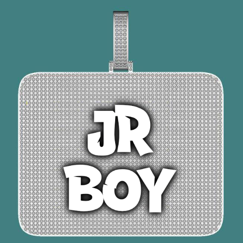 CUSTOM LETTER NECKLACE 3D BIG SQUARE