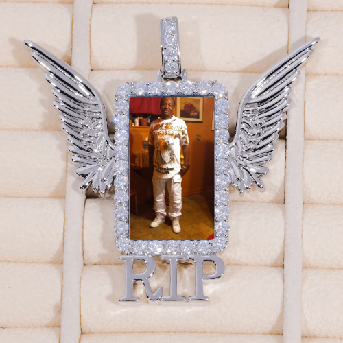 RIP WING 3D CUSTOM PICTURE PENDANT