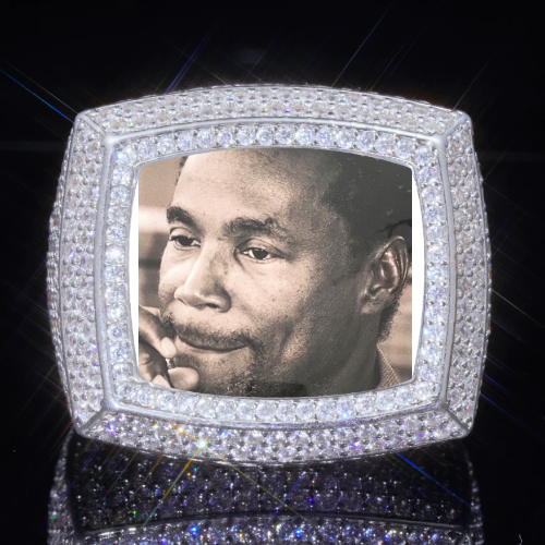 3D CUSTOM PICTURE ICED RING