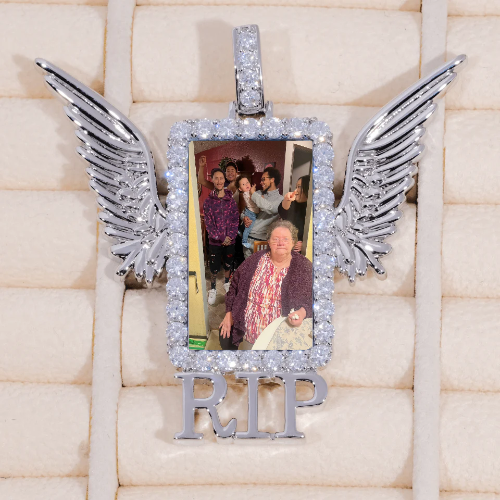RIP WING 3D CUSTOM PICTURE PENDANT