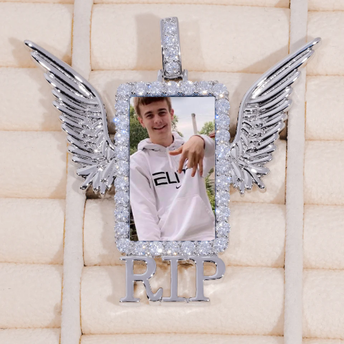RIP WING 3D CUSTOM PICTURE PENDANT