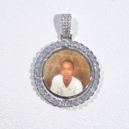 3D Spinning 2-Faced Custom Picture Pendant