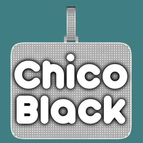 CUSTOM LETTER NECKLACE 3D BIG SQUARE
