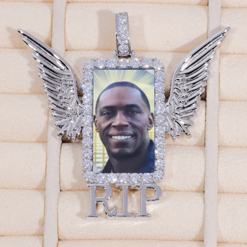 RIP WING 3D CUSTOM PICTURE PENDANT