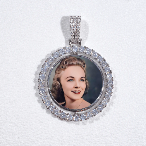 3D Spinning 2-Faced Custom Picture Pendant