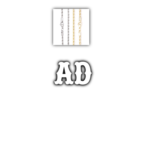 Custom Letters Freibeuter Font Necklace