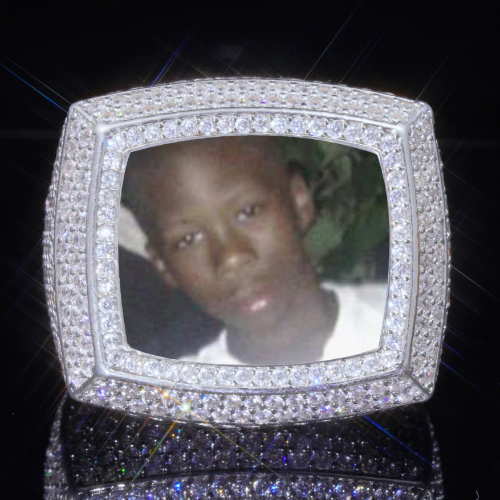 3D CUSTOM PICTURE ICED RING