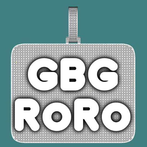 CUSTOM LETTER NECKLACE 3D BIG SQUARE