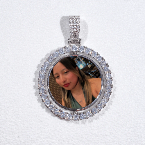 3D Spinning 2-Faced Custom Picture Pendant