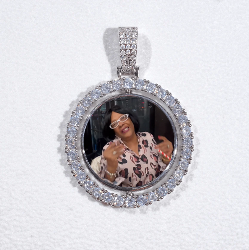 3D Spinning 2-Faced Custom Picture Pendant