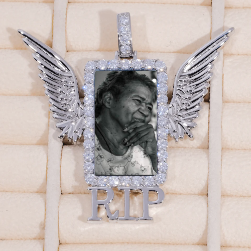 RIP WING 3D CUSTOM PICTURE PENDANT