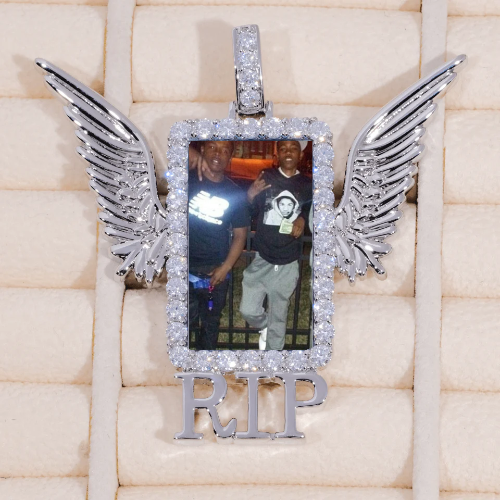 RIP WING 3D CUSTOM PICTURE PENDANT