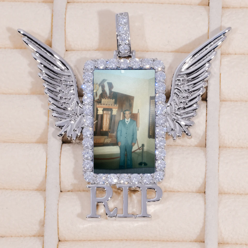 RIP WING 3D CUSTOM PICTURE PENDANT