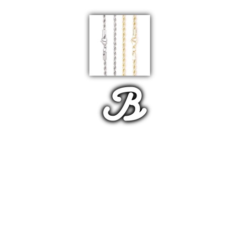 Script Custom Letter Necklace