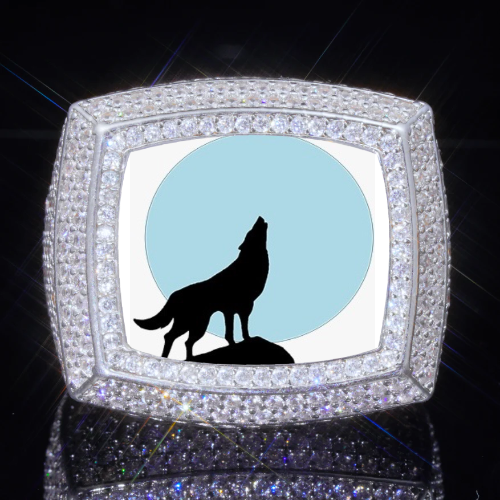 3D CUSTOM PICTURE ICED RING