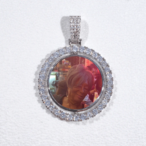 3D Spinning 2-Faced Custom Picture Pendant