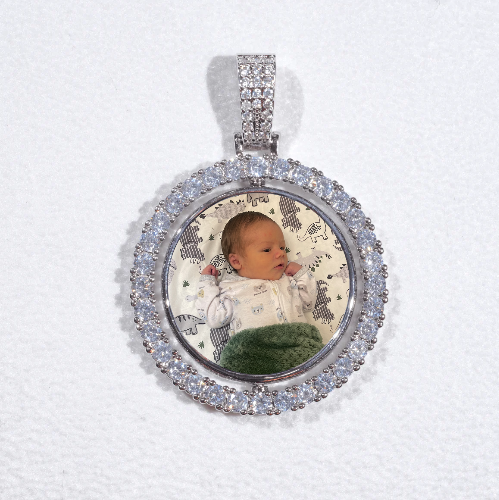 3D Spinning 2-Faced Custom Picture Pendant