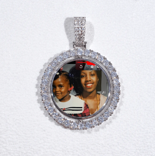 3D Spinning 2-Faced Custom Picture Pendant
