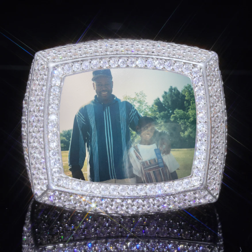 3D CUSTOM PICTURE ICED RING