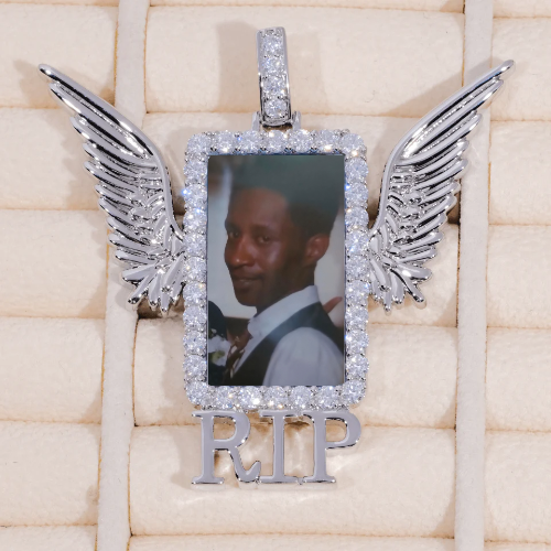 RIP WING 3D CUSTOM PICTURE PENDANT