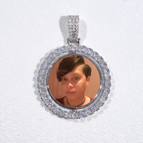 3D Spinning 2-Faced Custom Picture Pendant