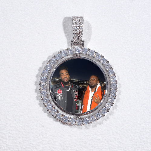 3D Spinning 2-Faced Custom Picture Pendant