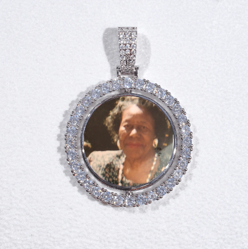 3D Spinning 2-Faced Custom Picture Pendant