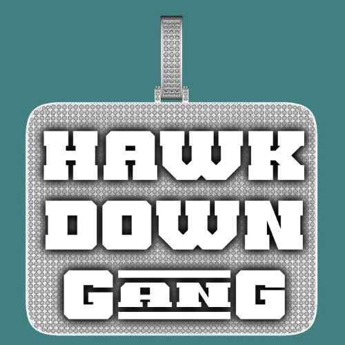 CUSTOM LETTER NECKLACE 3D BIG SQUARE
