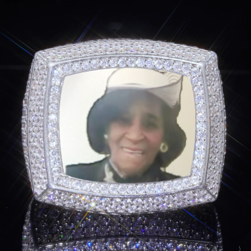 3D CUSTOM PICTURE ICED RING
